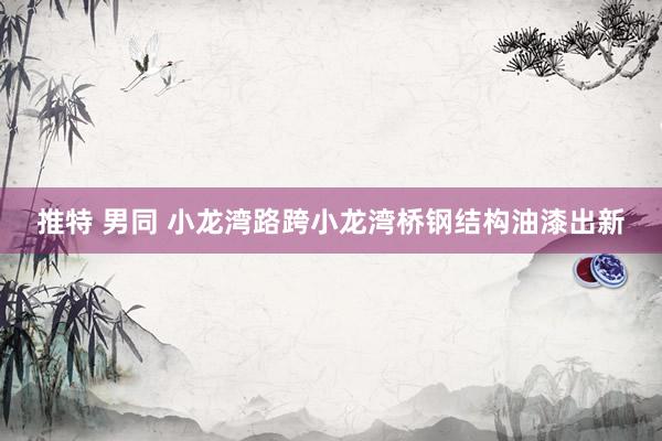 推特 男同 小龙湾路跨小龙湾桥钢结构油漆出新