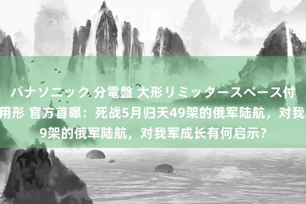 パナソニック 分電盤 大形リミッタースペース付 露出・半埋込両用形 官方首曝：死战5月归天49架的俄军陆航，对我军成长有何启示？