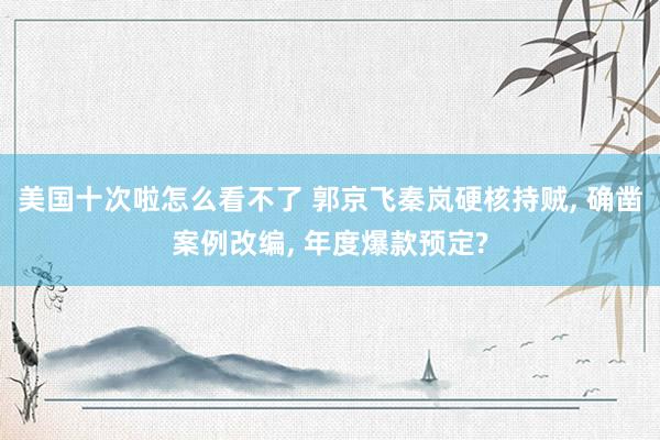 美国十次啦怎么看不了 郭京飞秦岚硬核持贼， 确凿案例改编， 年度爆款预定?