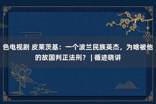 色电视剧 皮莱茨基：一个波兰民族英杰，为啥被他的故国判正法刑？ | 循迹晓讲